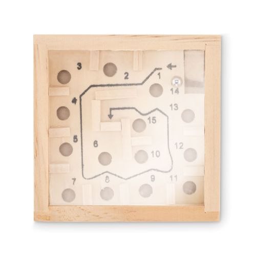 Labyrinth game pine wood - Image 2